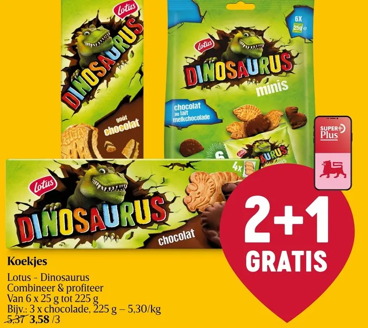 Promotie: Dinosaurus Koekjes