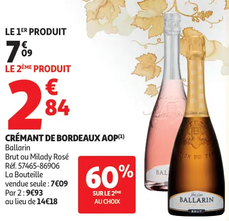 Offre: Ballarin Crémant de Bordeaux AOP