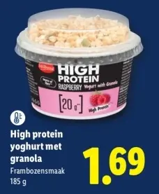 Aanbieding: High protein yoghurt met granola