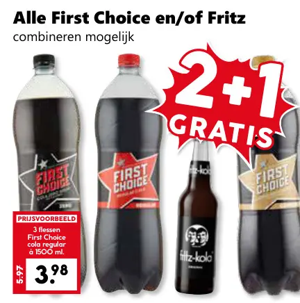 Aanbieding: First Choice en/of Fritz