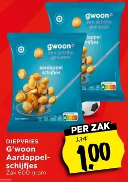 Aanbieding: Aardappelschijfjes