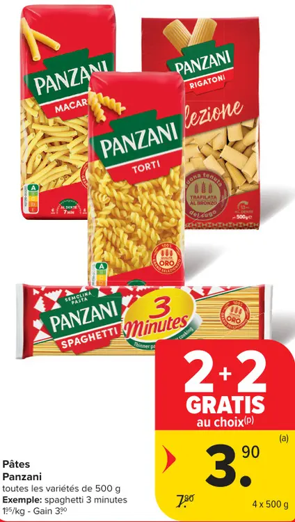 Offre: Pâtes