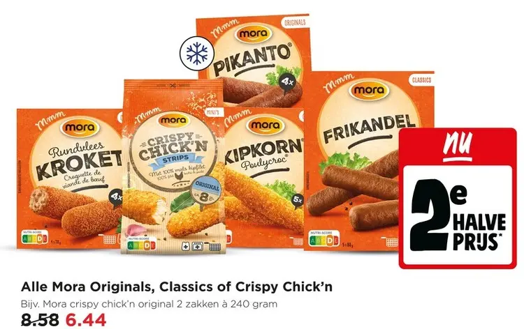 Aanbieding: Alle Mora Originals, Classics of Crispy Chick