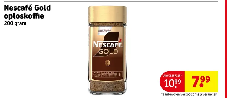 Aanbieding: Nescafé Gold oploskoffie