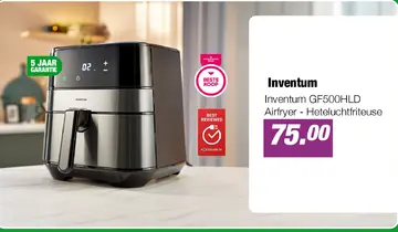 Aanbieding: Inventum GF500HLD Airfryer - Heteluchtfriteus