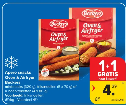 Promotie: Apero snacks Oven & Airfryer