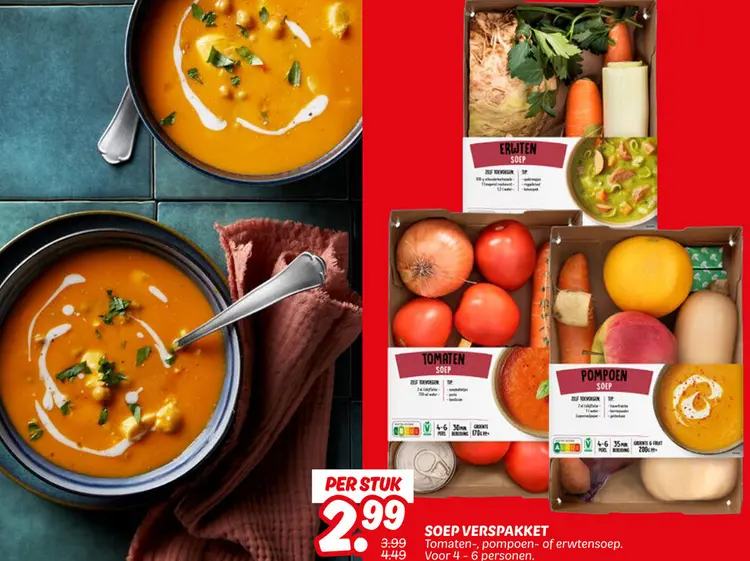 Aanbieding: Soep verspakket