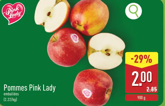 Offre: Pommes Pink Lady