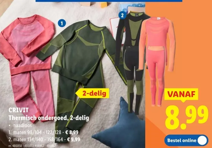 Promotie: Thermisch ondergoed, 2-delig