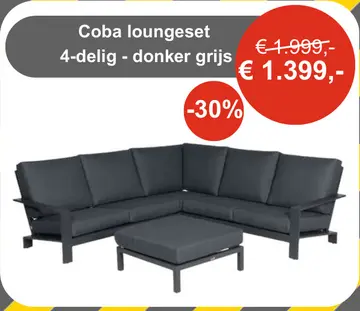 Aanbieding: Coba loungeset