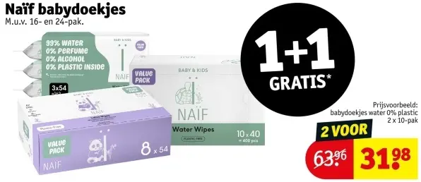 Aanbieding: Babydoekjes