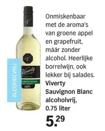 Aanbieding: Viverty Sauvignon Blanc alcoholvrij