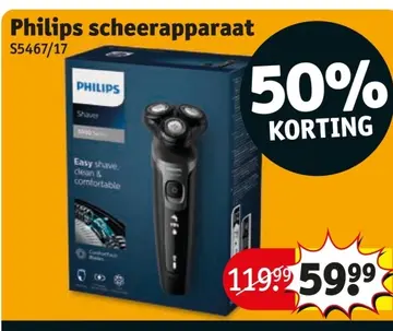 Aanbieding: Philips scheerapparaat S5467/17