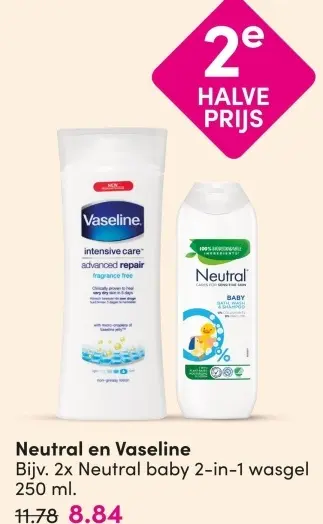 Aanbieding: Neutral en Vaseline