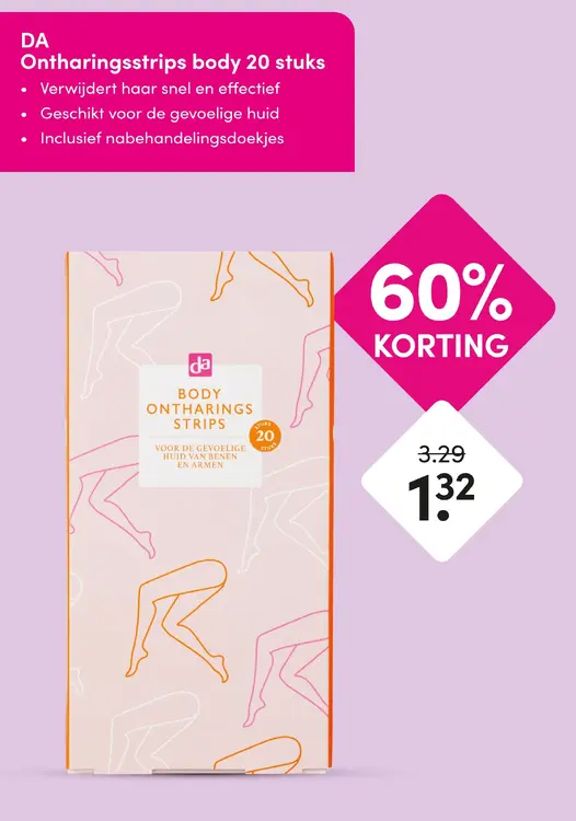 Aanbieding: Ontharingsstrips body