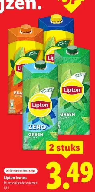 Aanbieding: Lipton ice tea