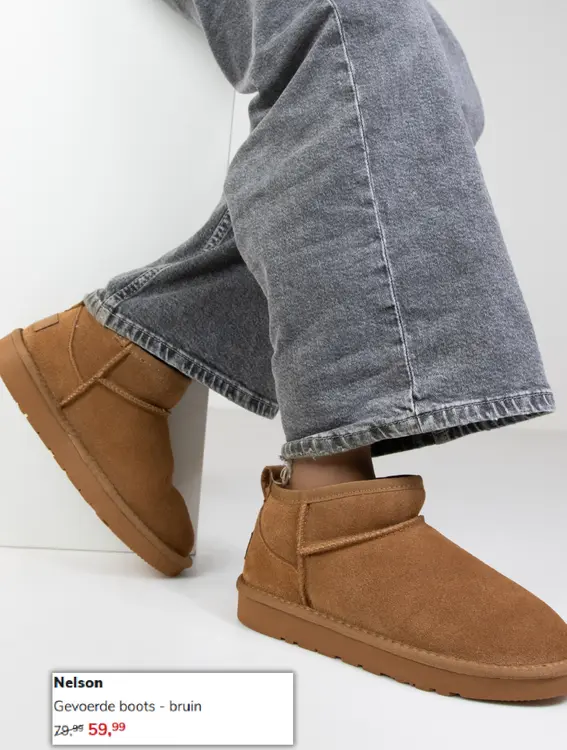 Promotie: Gevoerde boots