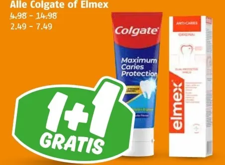Aanbieding: Alle Colgate of Elmex