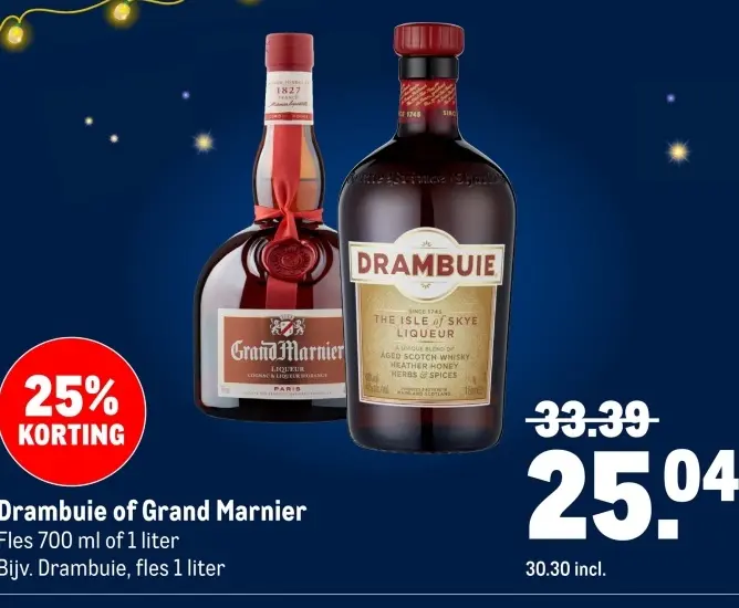 Aanbieding: Drambuie of Grand Marnier