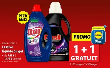 Offre: Lessive liquide ou gel