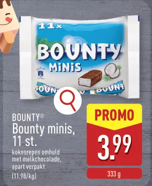 Promotie: Bounty minis