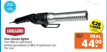 Aanbieding: One minute lighter