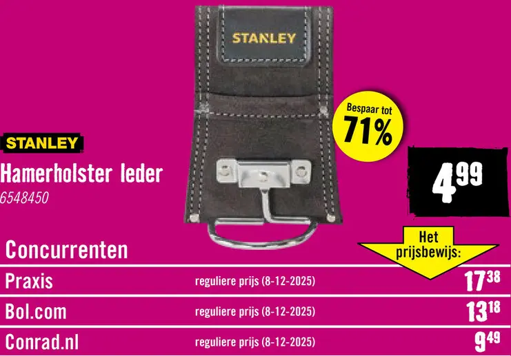Aanbieding: Hamerholster leder