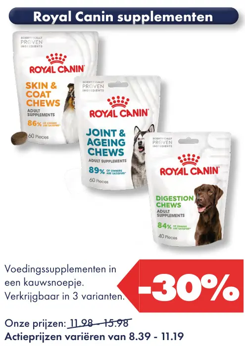 Aanbieding: Supplementen voor honden