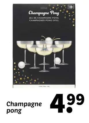 Promotie: Champagne pong