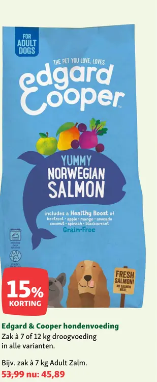 Aanbieding: Edgard & Cooper hondenvoeding