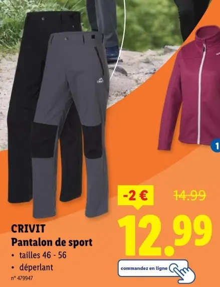 Offre: Pantalon de sport