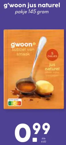 Aanbieding: Jus naturel