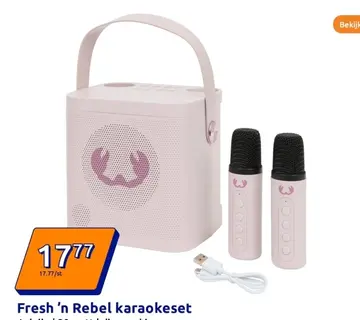 Aanbieding: Fresh 'n Rebel karaokeset