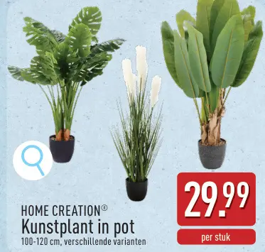 Promotie: Kunstplant in pot