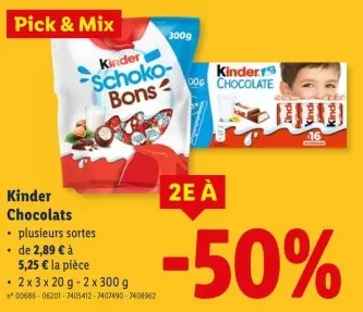 Offre: Chocolats