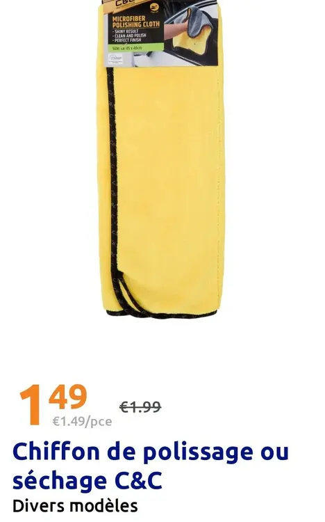 Offre: Chiffon de polissage ou séchage
