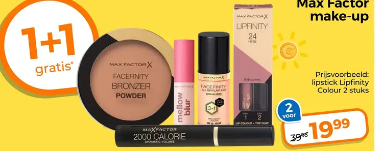 Aanbieding: Max Factor make-up