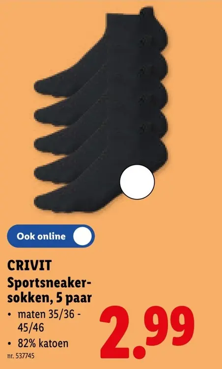 Promotie: Sportsneakersokken