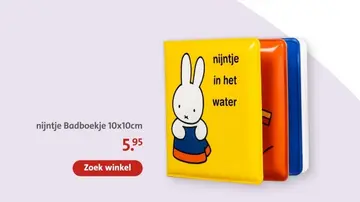 Aanbieding: nijntje Badboekje 10x10cm