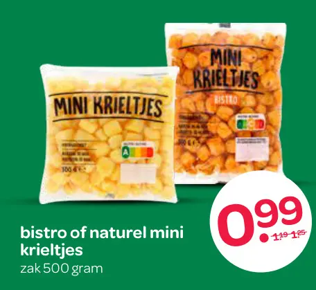 Aanbieding: Mini krieltjes