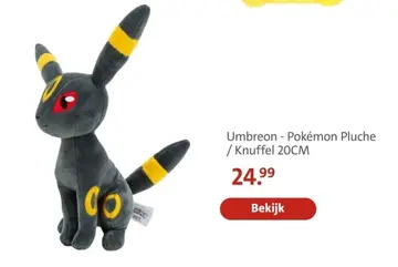 Aanbieding: Umbreon - Pokémon Pluche