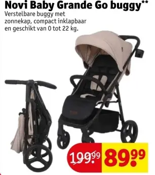Aanbieding: Novi Baby Grande Go buggy