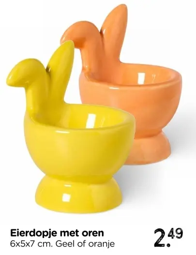 Aanbieding: Eierdopje met oren
