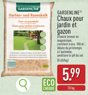 Offre: Chaux pour jardin et gazon