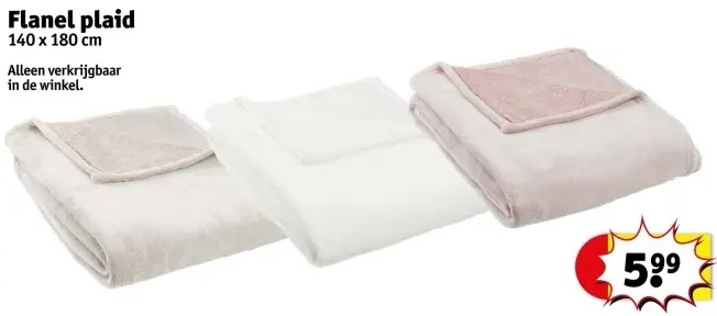 Promotie: Flanel plaid
