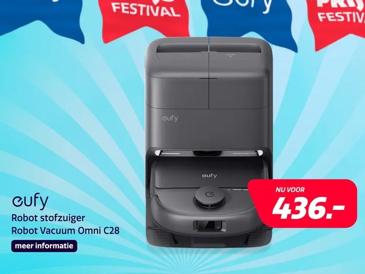 Aanbieding: Eufy Robot Vacuum Omni C28