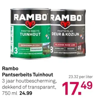 Aanbieding: Pantserbeits Tuinhout