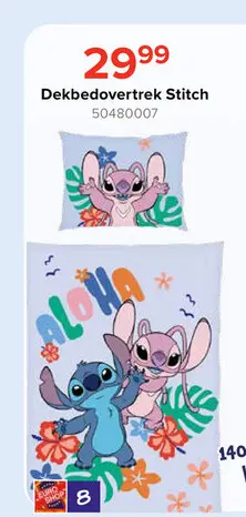 Promotie: Dekbedovertrek Stitch