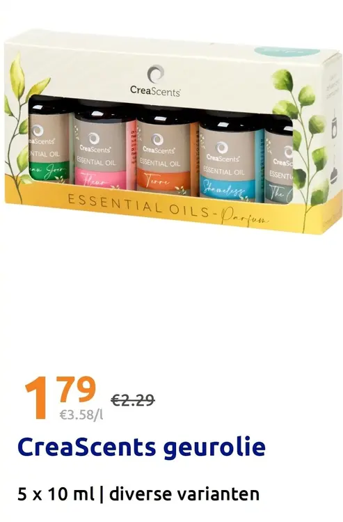 Promotie: CreaScents geurolie