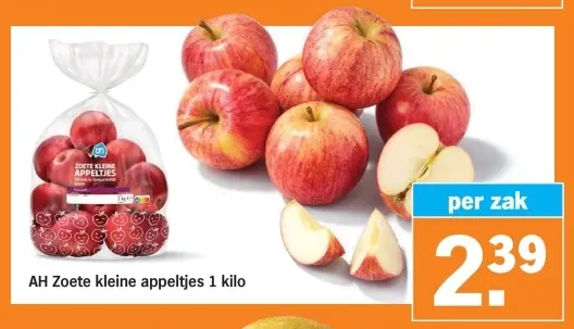 Aanbieding: Zoete kleine appeltjes 1 kilo